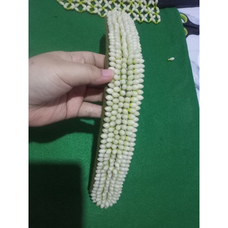 KEKET / BANDO 35CM JAHIT FLEKSIBLE TIDAK MUDAH RONTOK MELATI SULTAN PREMIUM MELATI IMITASI