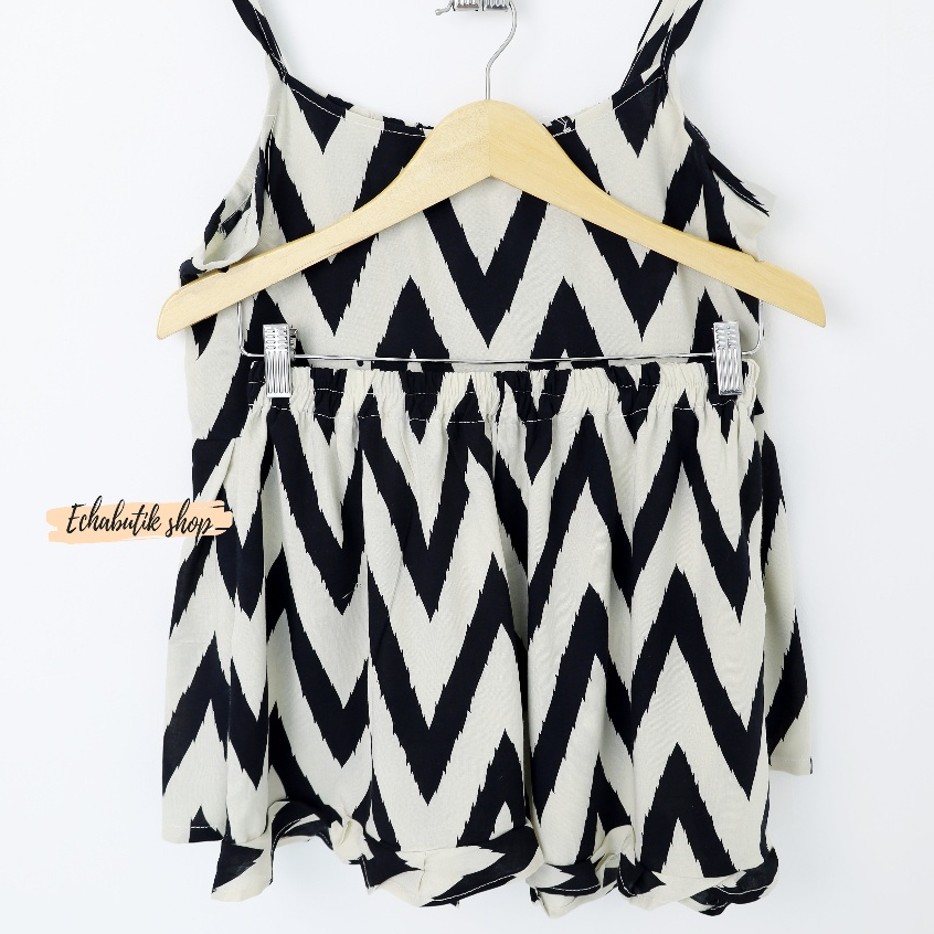 Setelan Tanktop Pendek Rayon Wanita