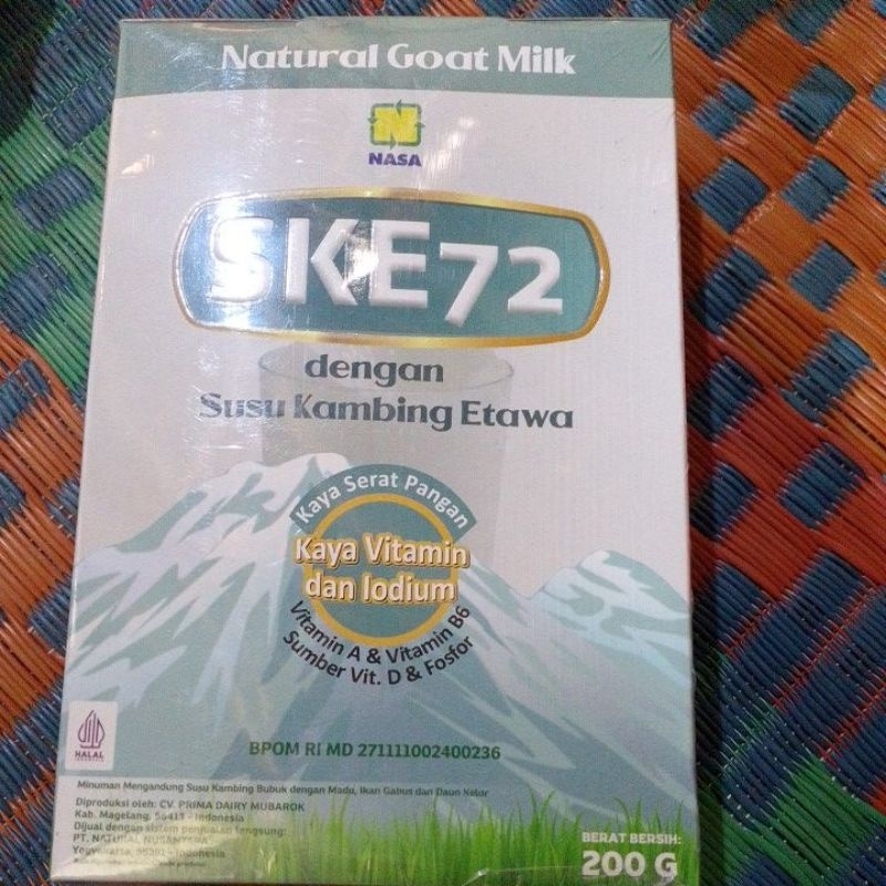 

Natural Goat Milk SKE72 dengan Susu Kambing Etawa