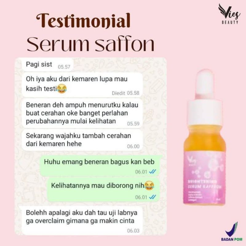 SERUM SAFFRON VIES