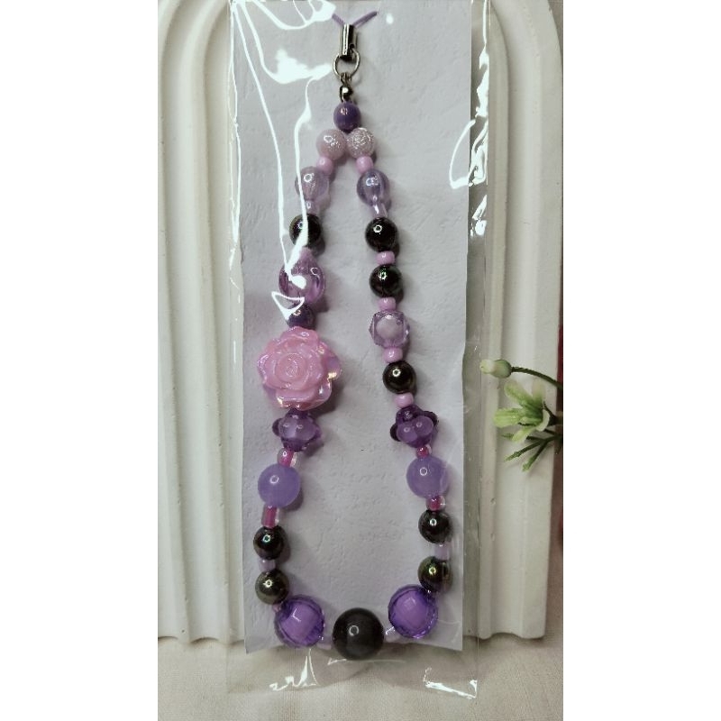 Strap Hp/Gantungan Hp/Gantungan Tali Hp warna Ungu