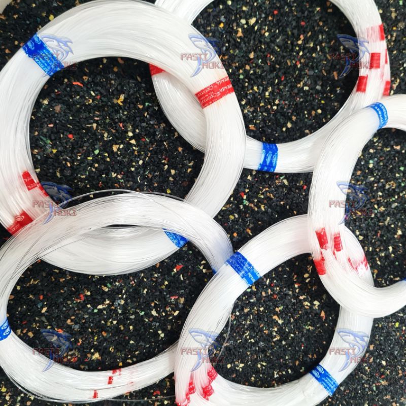 Tali Senar Non Elastis / Tali Senar Pancing / Tali Kerajinan Tangan Manik Manik / Tali Bening Putih 