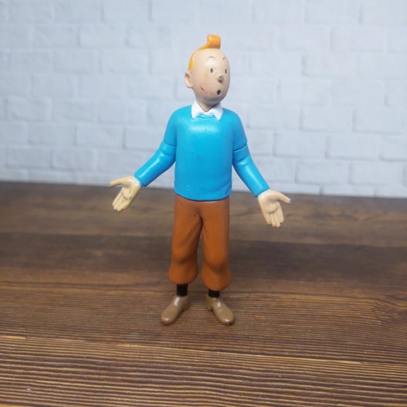 Action Figure Tintin anime kartun