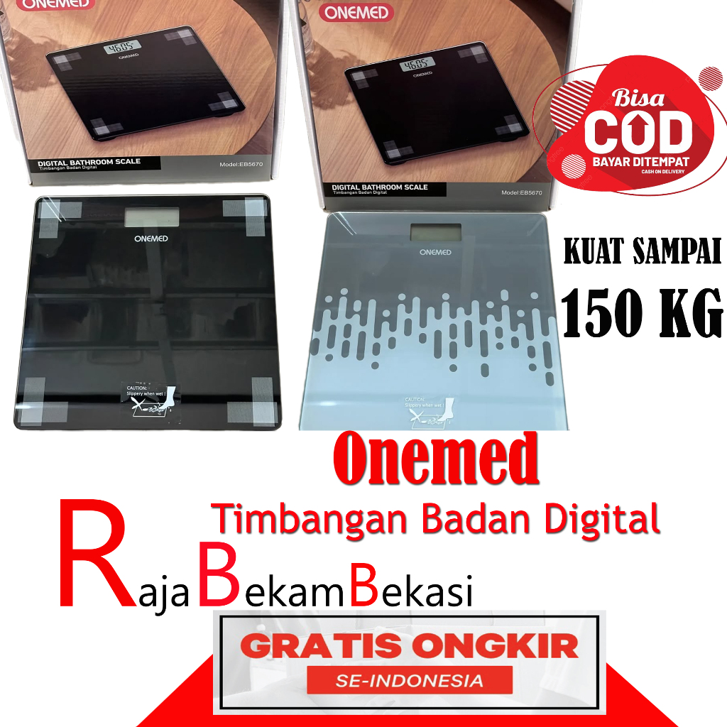 ONEMED Timbangan Badan Digital /Badan Digital /berat Badan Digigal