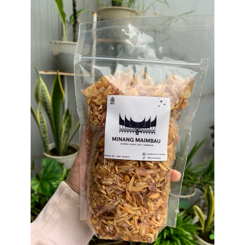 

Bawang goreng semenag 100% bawang tanpa campuran