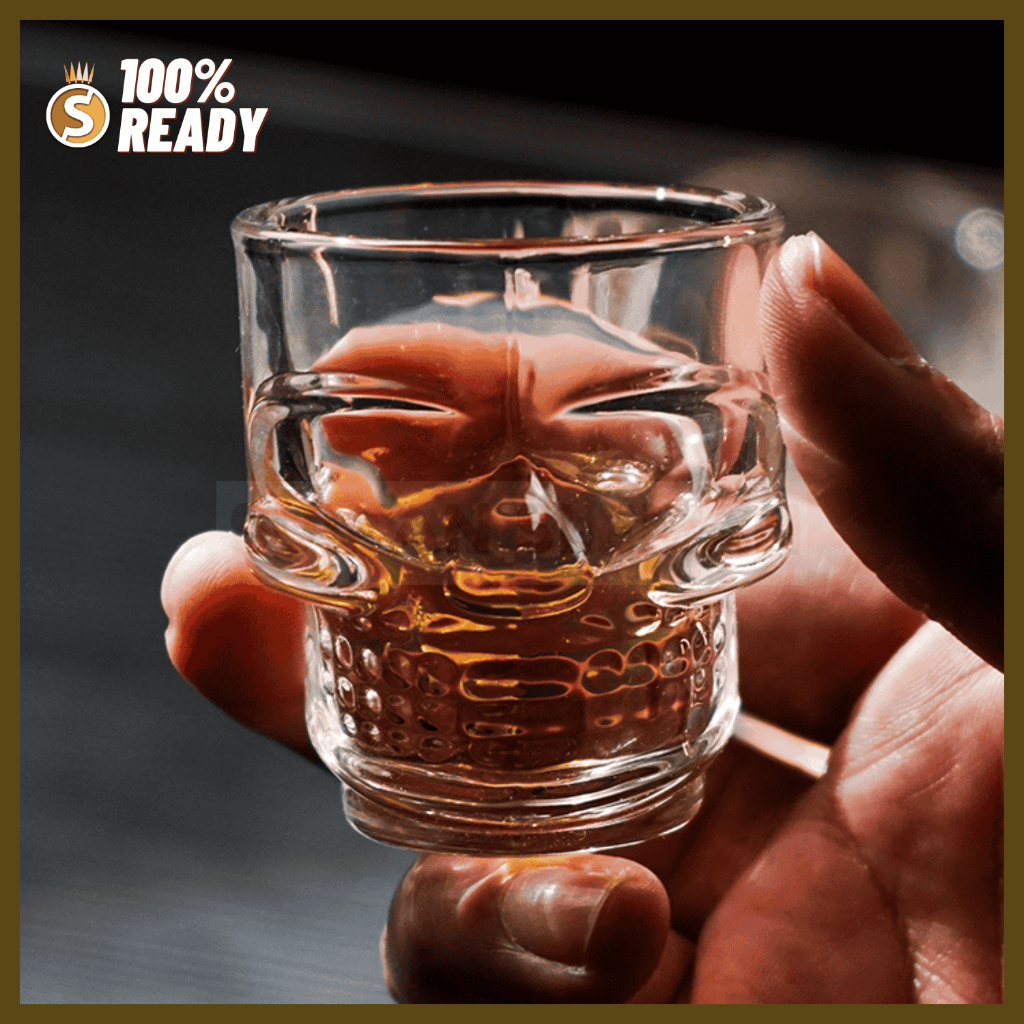 Gelas Kaca Unik Cantik / Gelas Sloki / Gelas Kaca / Gelas Beling / Gelas gagang / Gelas Kopi