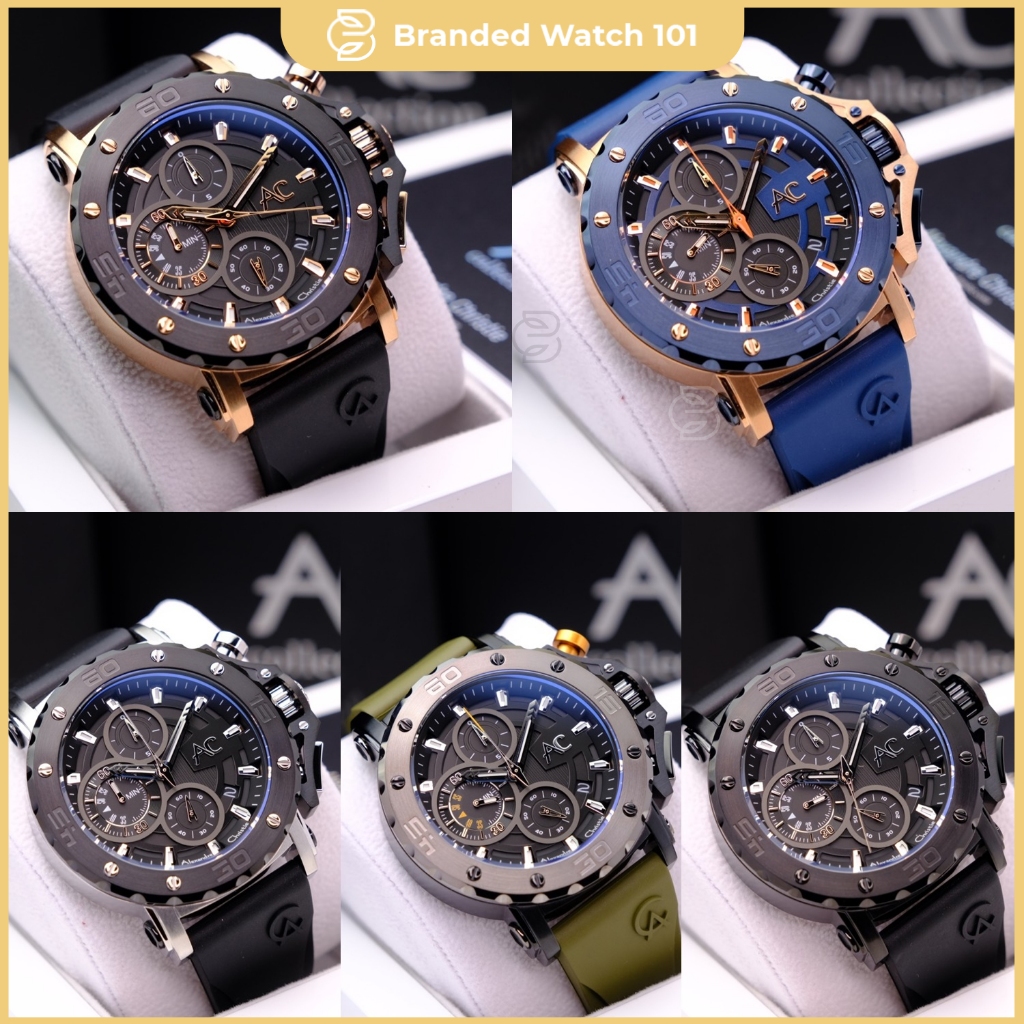 ORIGINAL Jam Tangan Pria Alexandre Christie Collection AC 9205 / AC9205 / 9205 / AC 6565 / AC 6141 /