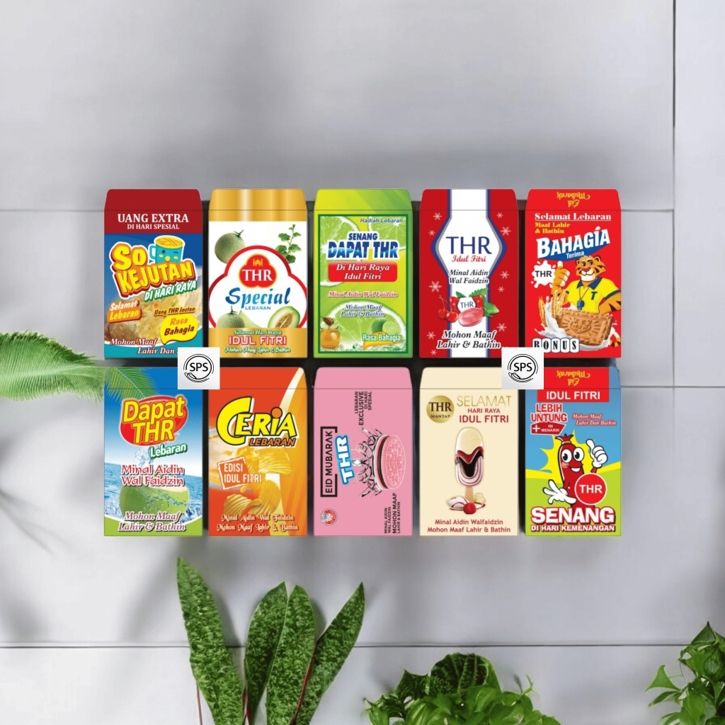 

AMPLOP / AMPAU LEBARAN KEMASAN SNACK UKURAN SEDANG ISI 100 PCS / AMPLOP LEBARAN MURAH (uang harus dilipat)