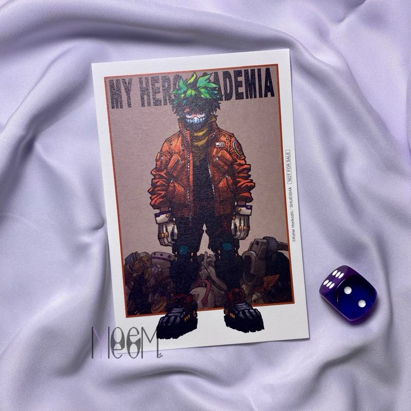 OFFICIAL Postcard Deku Izuku Midoriya bonus volume 38 My Hero Academia Boku no Hero Academia