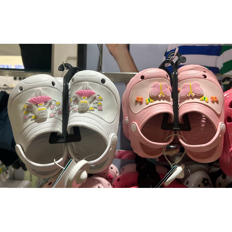 LITTLE M Sandal ala CRO*S anak LED bisa nyala size 22-25 by matahari dept.store