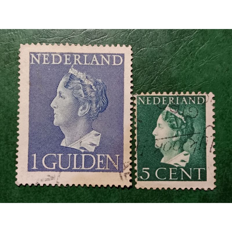 

Prangko Nederland kuno 2 Pcs Tahun 1946 USED