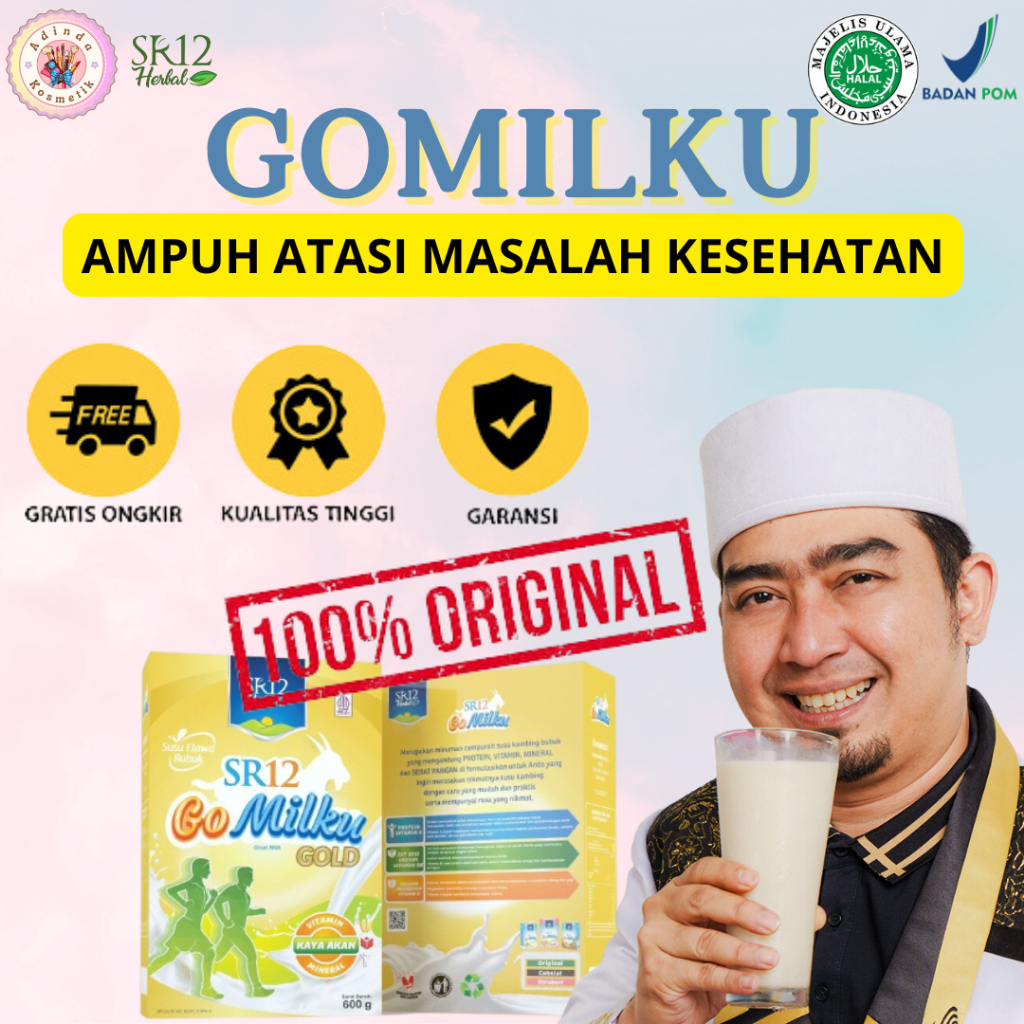 

GOMILKU GOLD ETAWA ORIGINAL - SUSU KAMBING ETAWA UNTUK ATASI MASALAH SENDI DAN PERNAFASAN