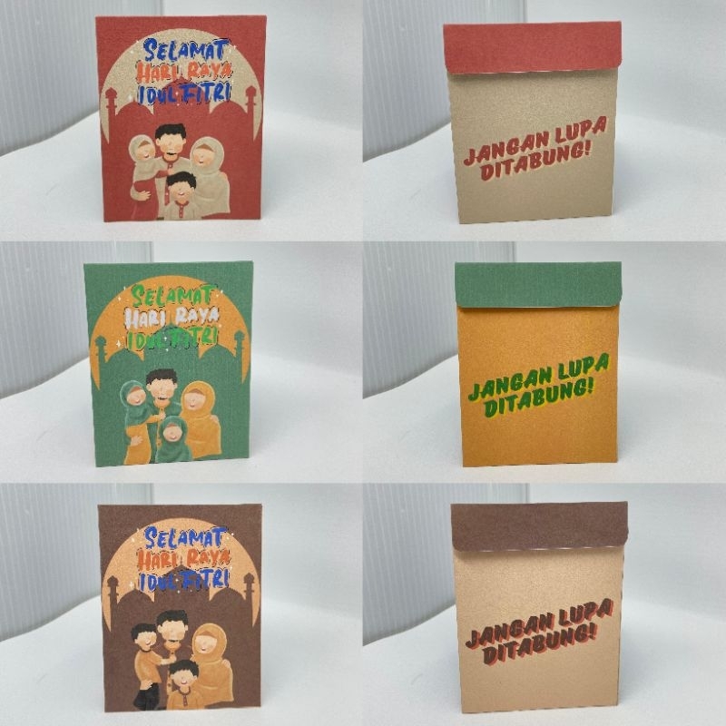 

Amplop Lebaran / Amplop THR / Amplop Karakter Unik Mini Keluarga Series