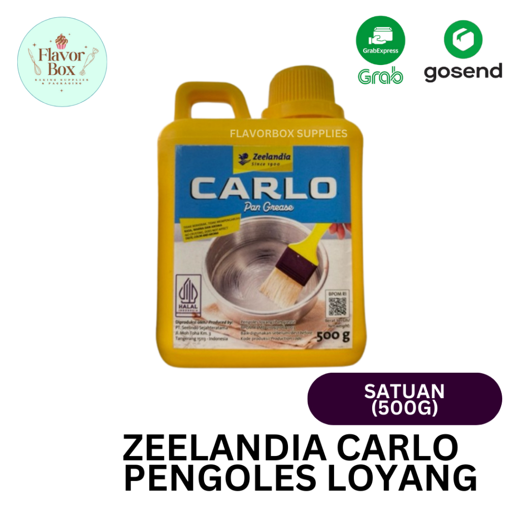 

ZEELANDIA Carlo Pan Glaze Pengoles loyang / SATUAN (500g)