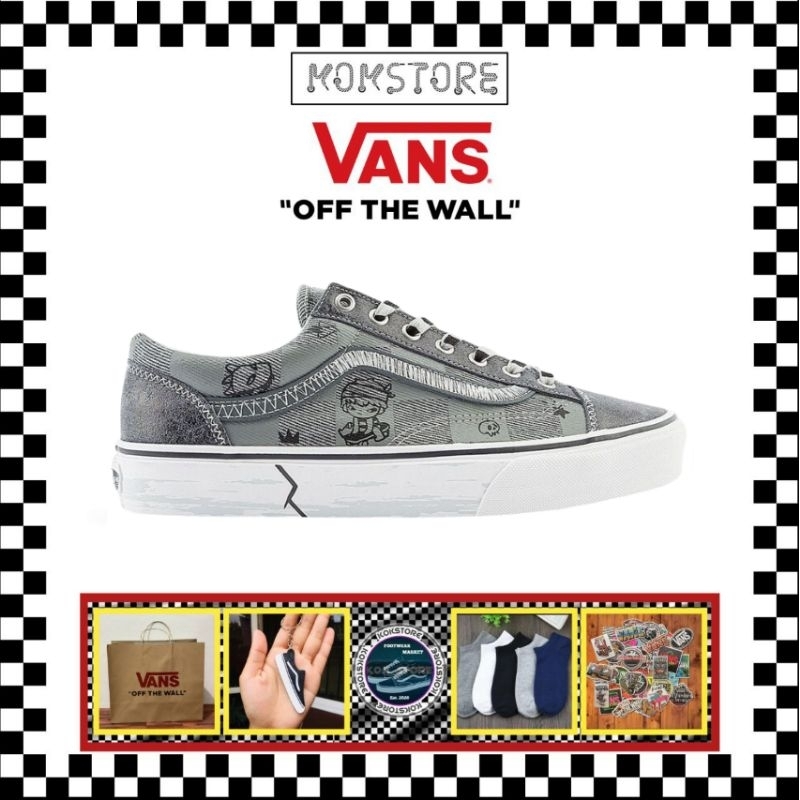 Vans Style 36 X Hirono Light Grey Black BNIB