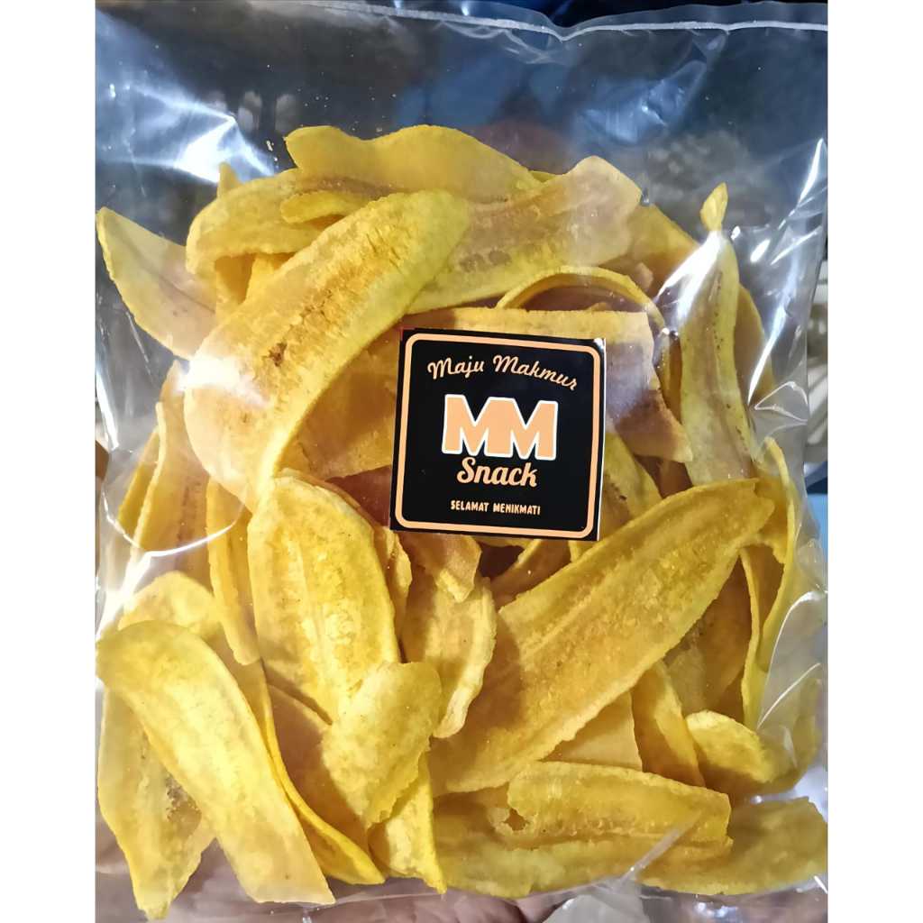 

ANEKA SNACK CAMILAN MURAH/KERIPIK PISANG KEMASAN 200GR