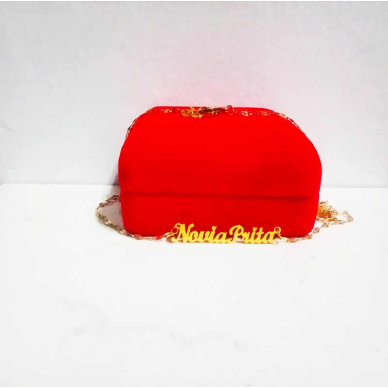 kalung nama anak anti karat