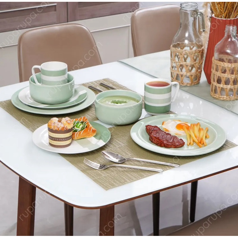 Appetite Dinner Set 8pcs perlengkapan makan Informa
