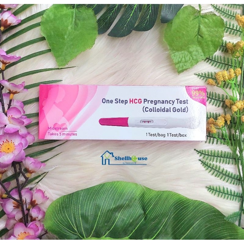 HCG Pregnancy Stick Midstream Test Pack Hamil Sensitif 1 Box isi 1