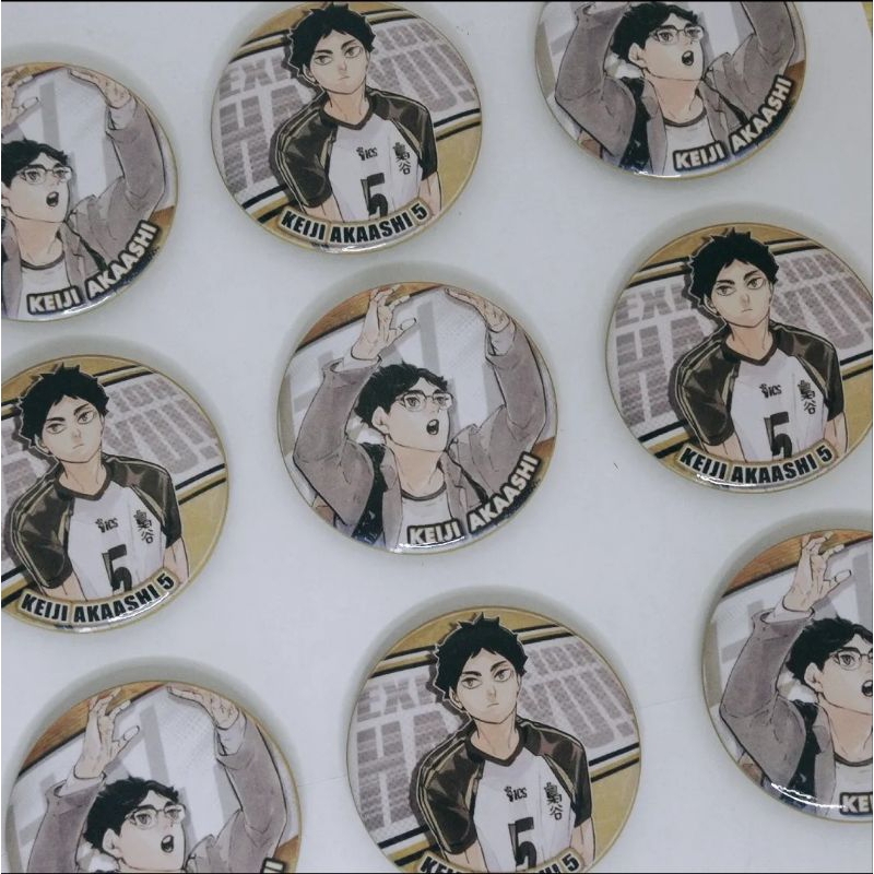 Akaashi Keiji badge pin merchandise haikyuu itabag accessories