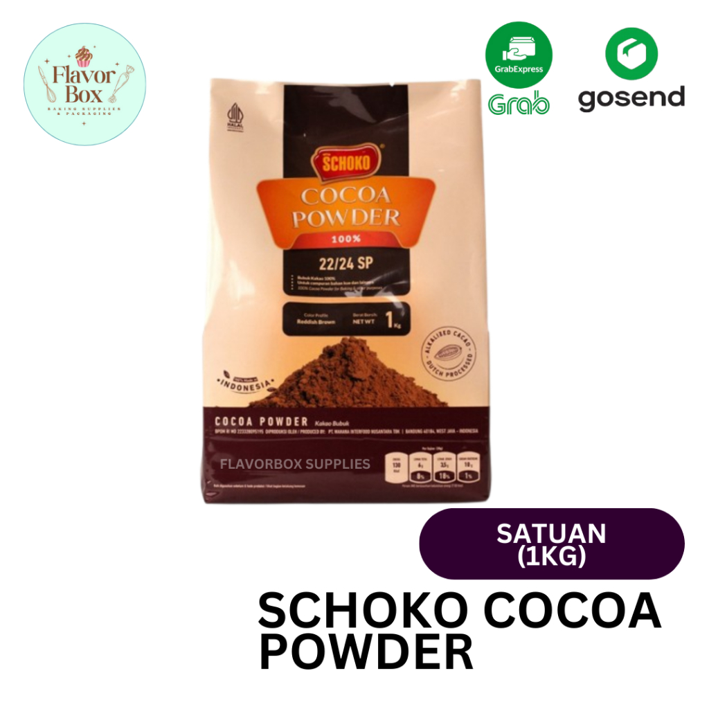 

SCHOKO COCOA POWDER 100% 22/24SP / SATUAN 1KG