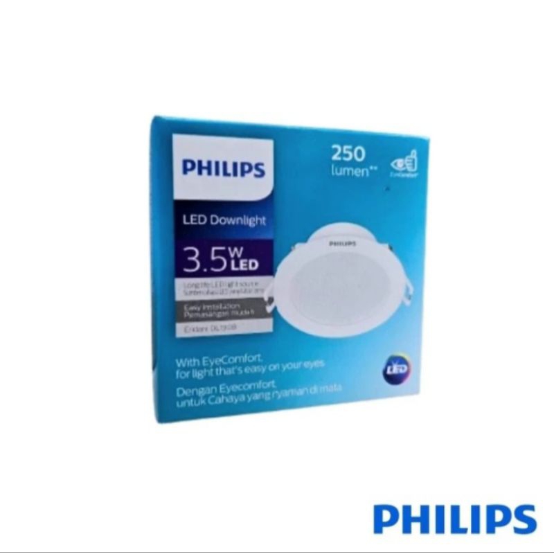Jalanterangshop17 Philip Lampu Downlight Led Eridani 3.5W 7W 10W 14W 23W Putih 6500K / Downlite Led