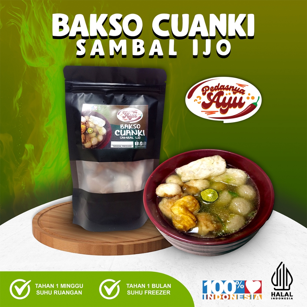 

PedasnyaAyu Cuanki Instan Sambal Ijo - Baso Cuanki Khas Sunda