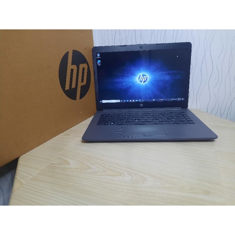 Laptop HP 245 G7 Amd Ryzen 5 3500U Ram 8 GB SSD 256 GB Fulset Mulus Siap pakai