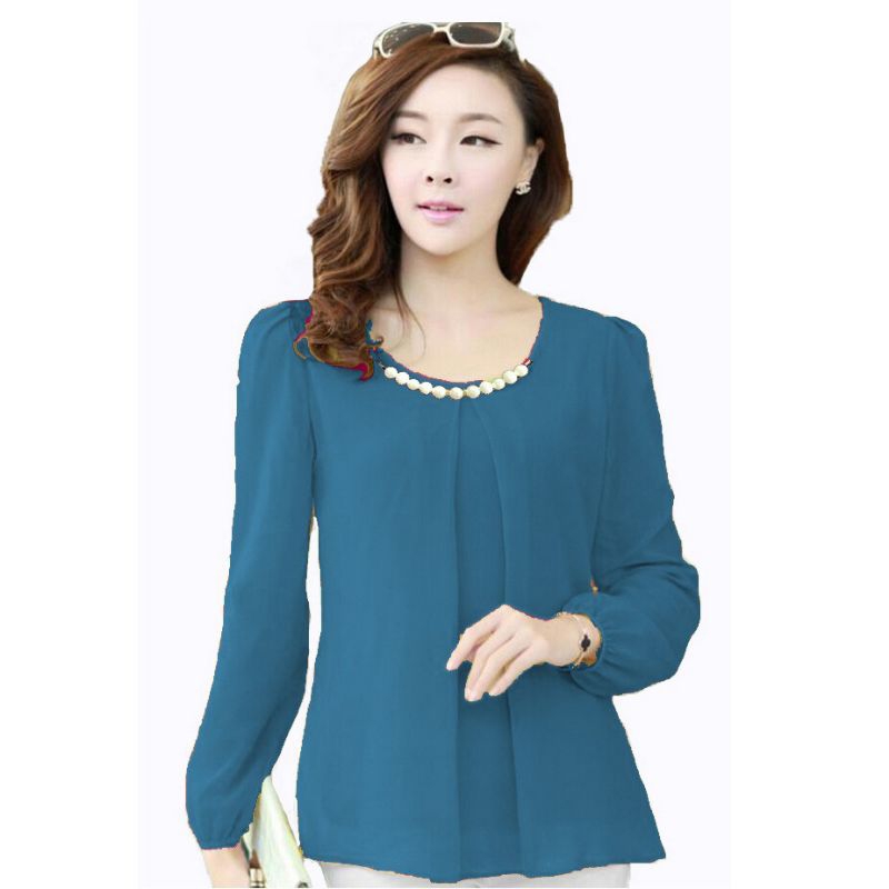 SALE BLOUSE KOREA SIFON
