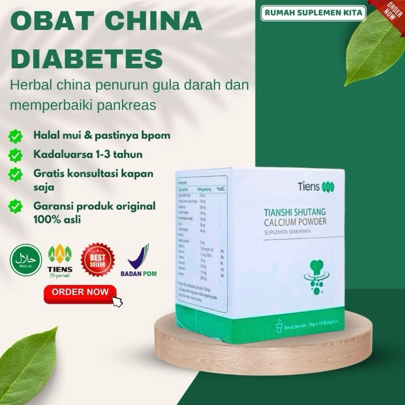 

READY Shutang Calcium Powder Tiens Susu Labu China Suplement Diabetes Khusus Kencing Manis