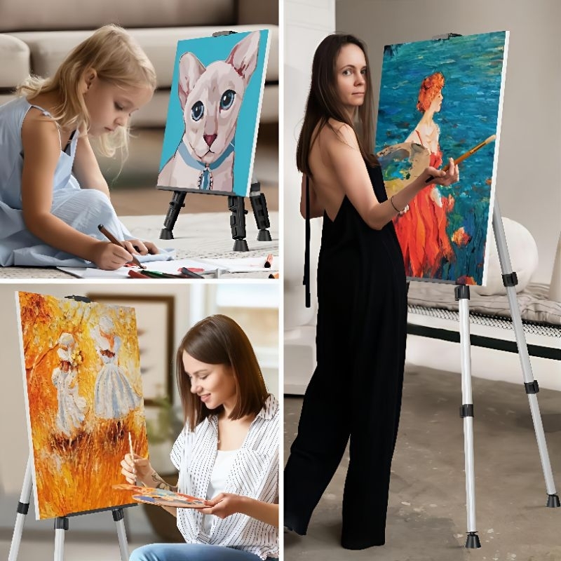 

RB Stand Lukis Standar Holder Papan Kanvas Lukisan Easel Melukis Standing