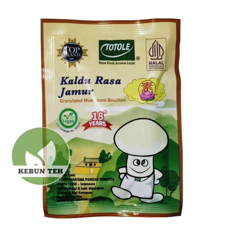 

Totole Kaldu Rasa Jamur 40gr Kaldu Vegan
