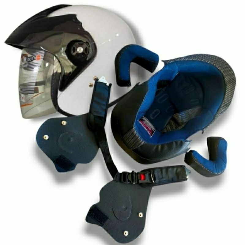 Busa set INK cx390 plus tali helm spon Helm ink cx 390 ink klasik