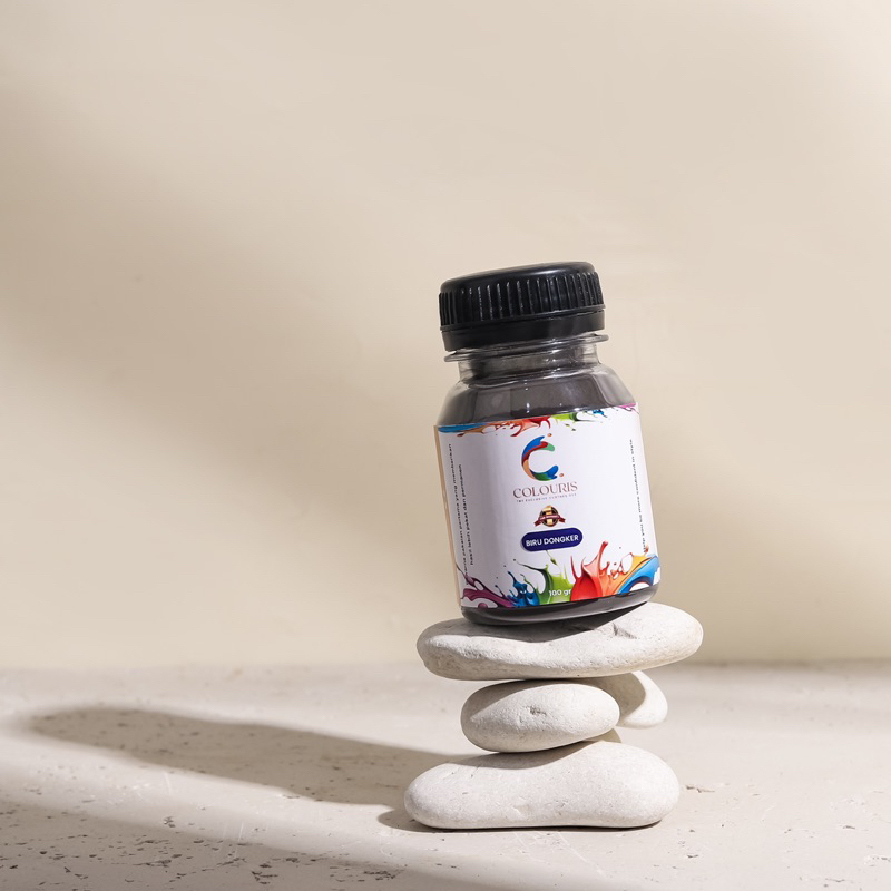 Colouris - Paket Hemat Hitam-Navy Wantex Pewarna Pakaian Kain Celana Jeans Denim Hoodie Permanen