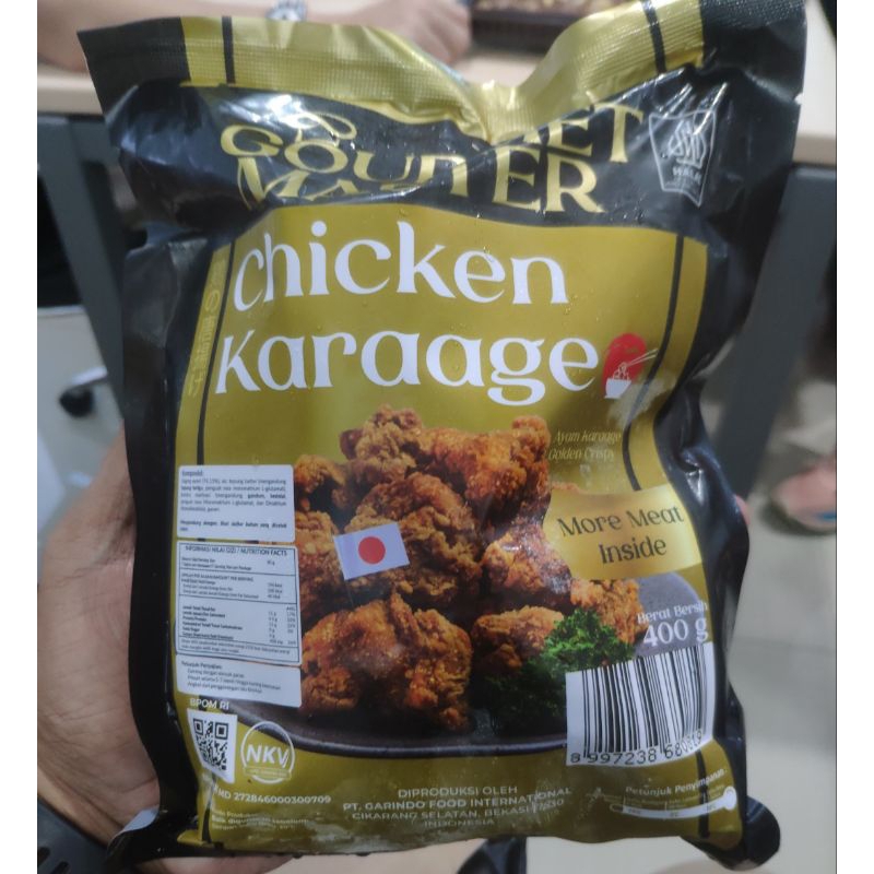 

GOURMET MASTER CHICKEN KARAGE 400 GRAM