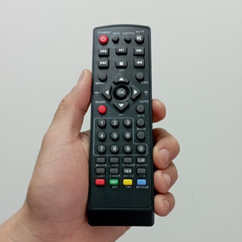 Remot Remote STB DVB-T2 Tanpa Setting SKYBOX H-1 NEW DIGITAL EWS