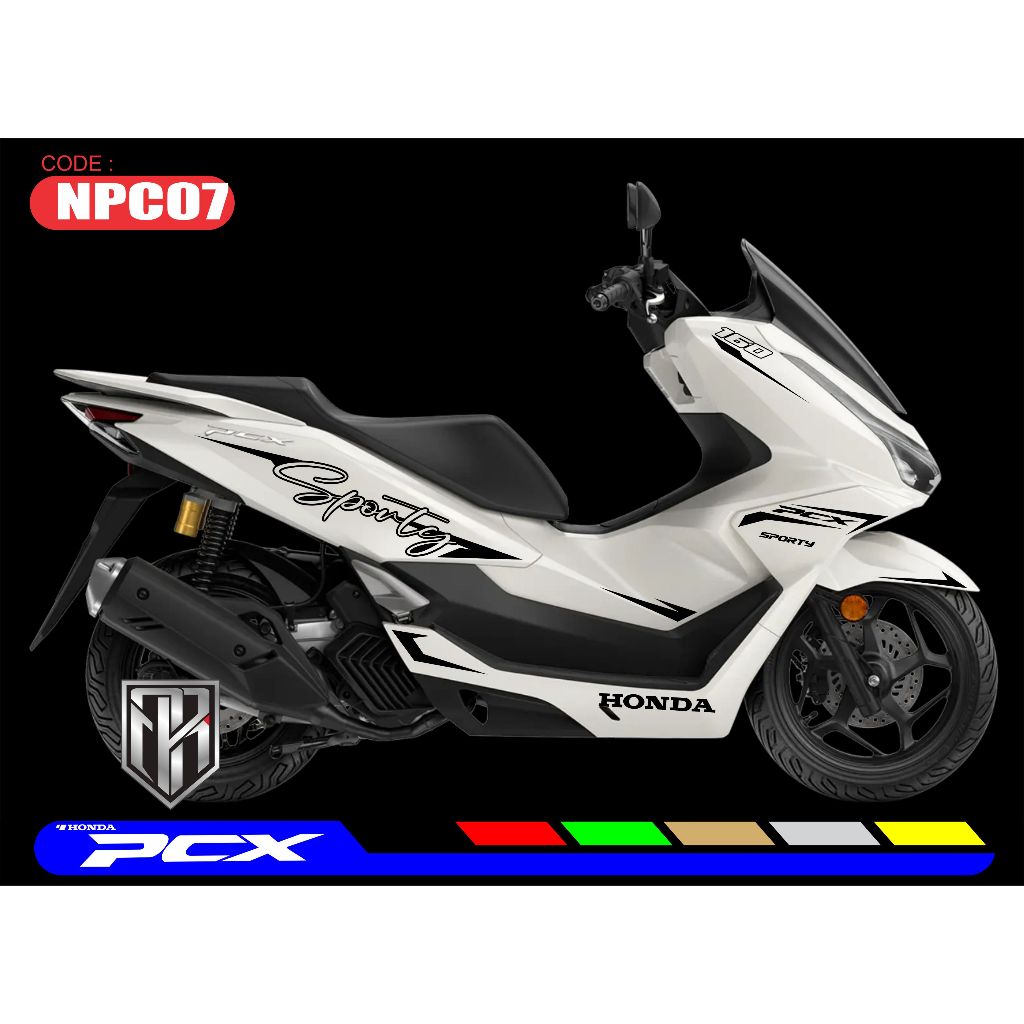 ORIGINAL,DECAL STICKER STRIPING MOTOR New pcx 160 Roadsync, BISA BAYAR DI TEMPAT