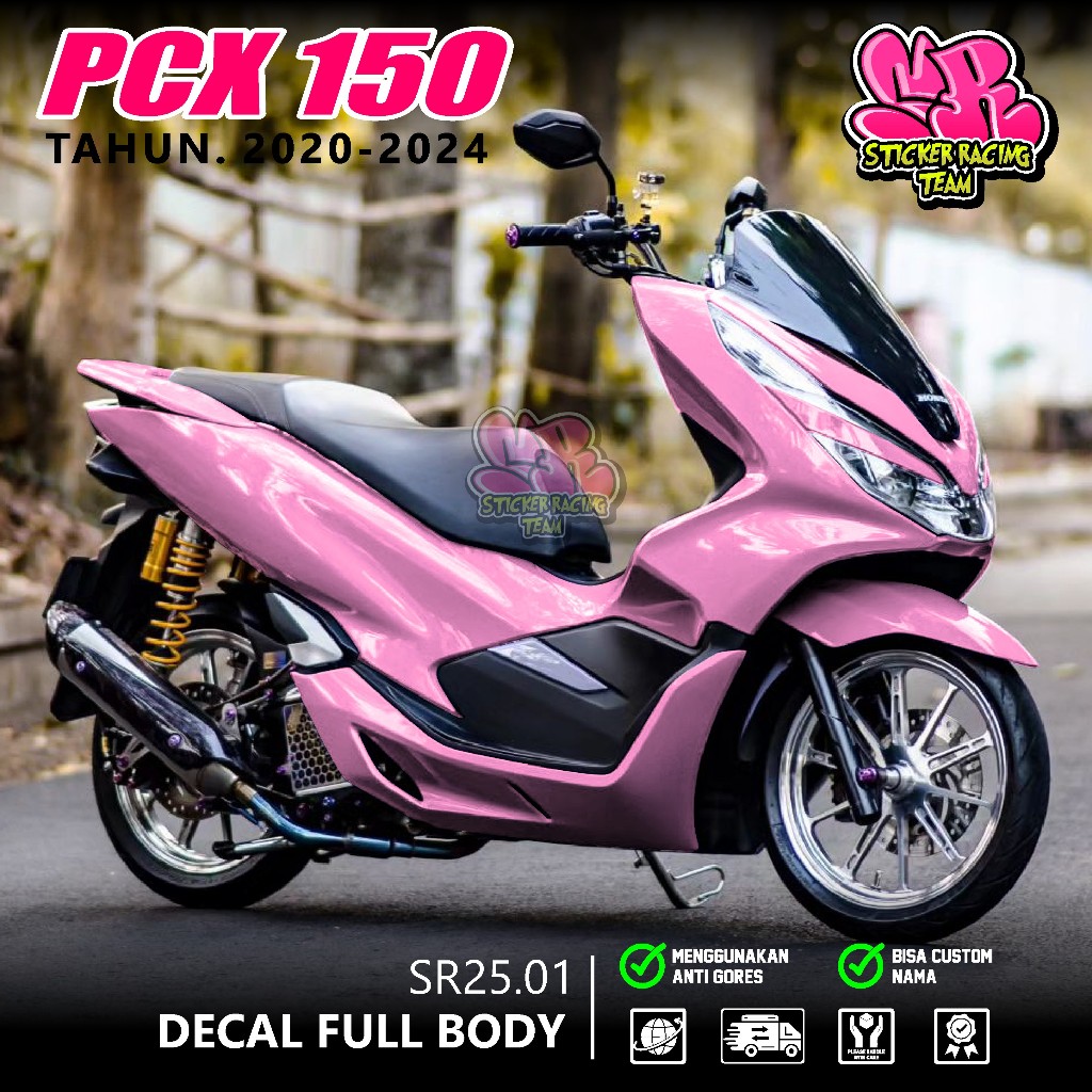 COD Sticker Decal Full Body Honda PCX 150 Tahun 2017 2018 2019 2020 Sticker Full Body PCX 150 Polos 