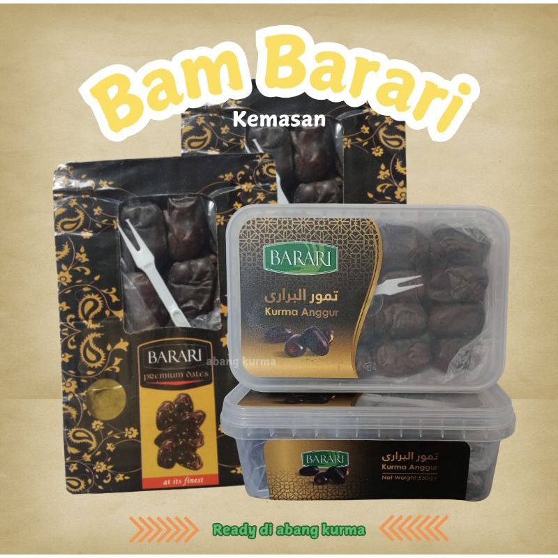 

Bam Barari Premium Dates 1 Karton isi 12 box
