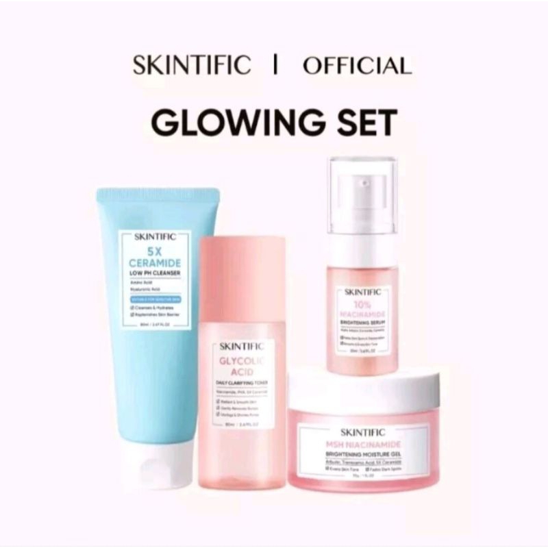 Skintific paket glowing