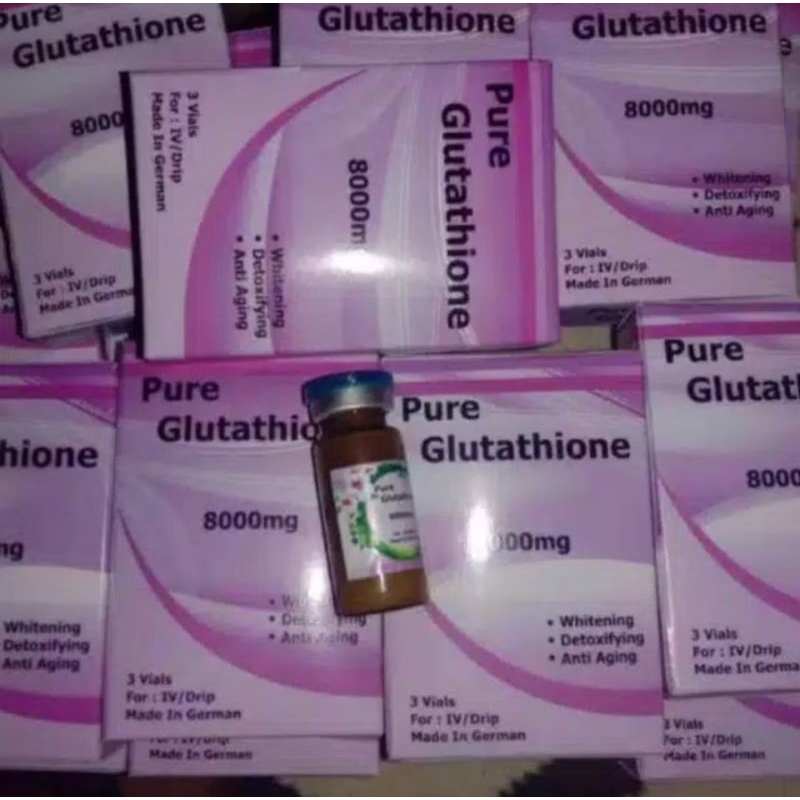 pure Glutathione 8000 mg isi 3 vial