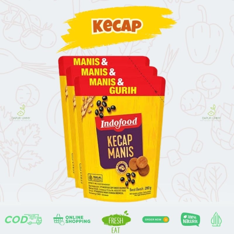 

INDOFOOD | Kecap Manis Indofood 520ml