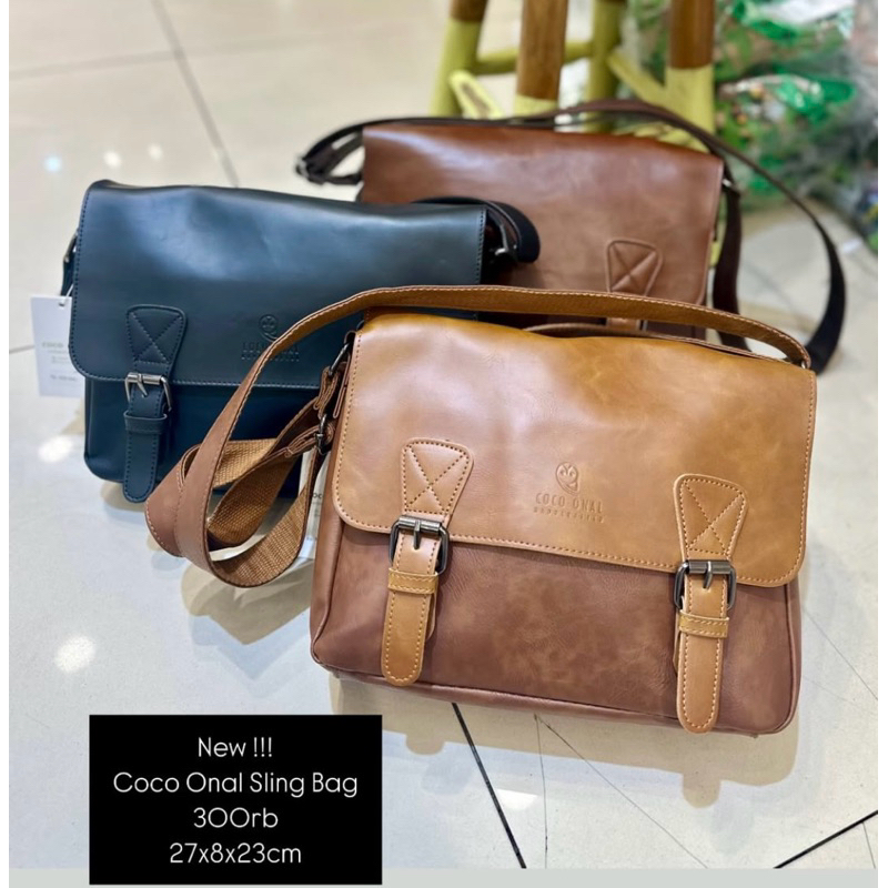 TAS SLEMPANG KULIT BY COCO ONAL UNISEX