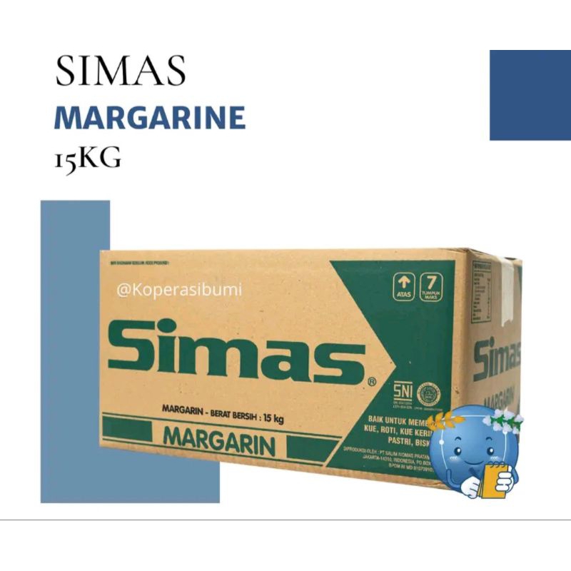 

MENTEGA MARGARINE SIMAS/Mentega Kiloan SIMAS 250gr/500gr/1kg