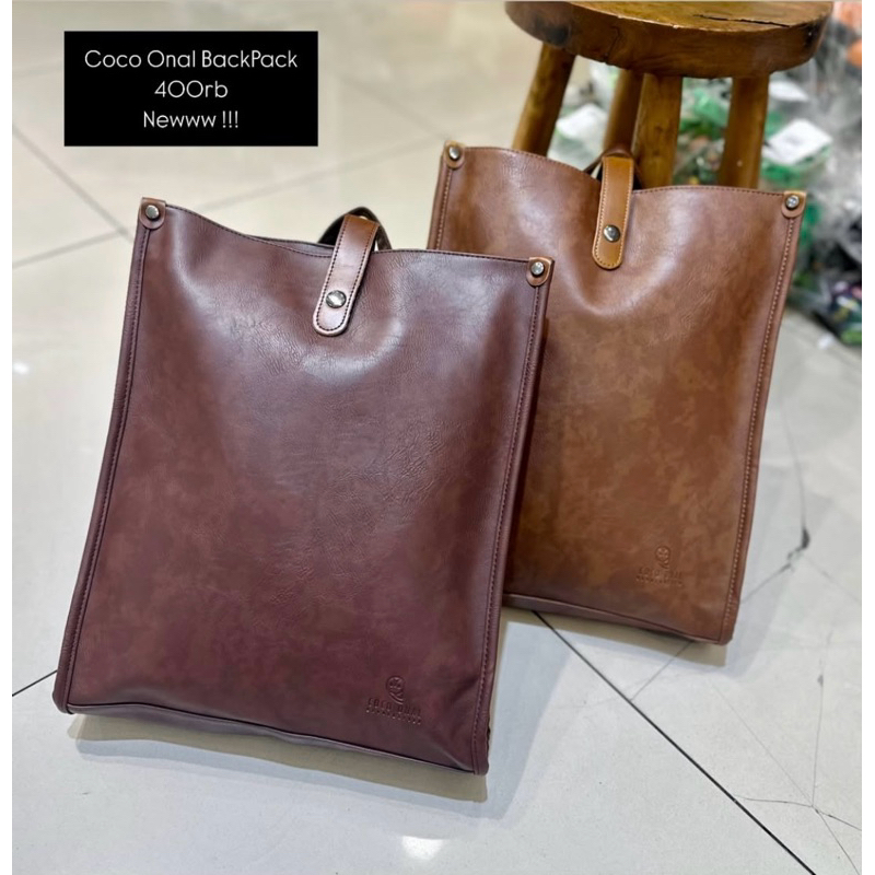 TAS BACKPACK KULIT BY COCO ONAL