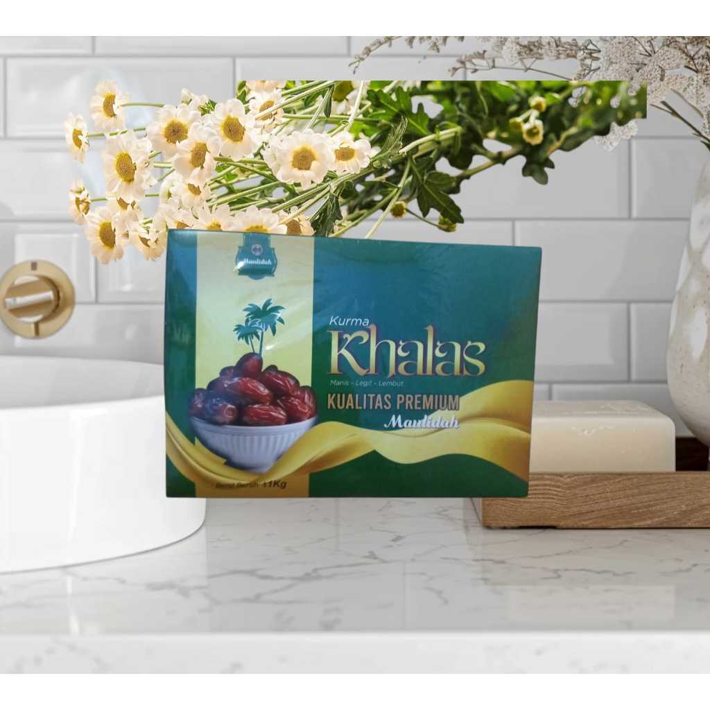 

Kurma Khalas 1 kg Maulidah kualitas Premium