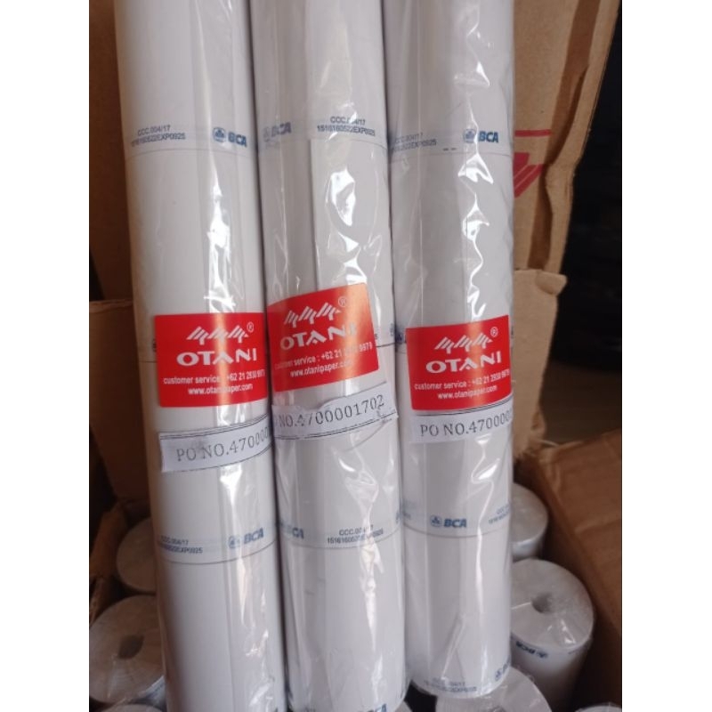 kertas thermal logo BCA