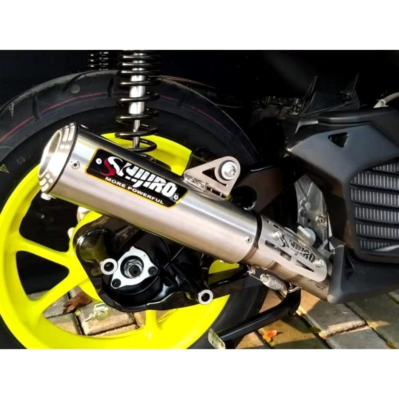 KNALPOT SHIJIRO AEROX OLD/NEW AEROX TYPE M4-M1 ORIGINAL SHIJIRO RACING PRODUCT