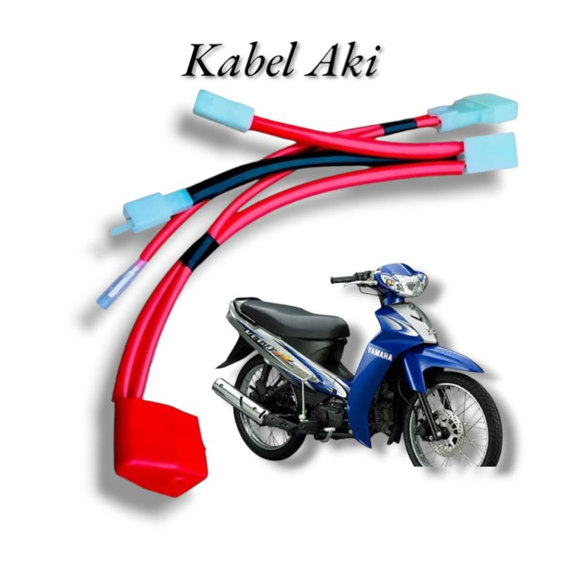 KABEL AKI YAMAHA VEGA R NEW FULLSET SOKET BENDIK STATER RUMAH SIKRING VEGA R NEW