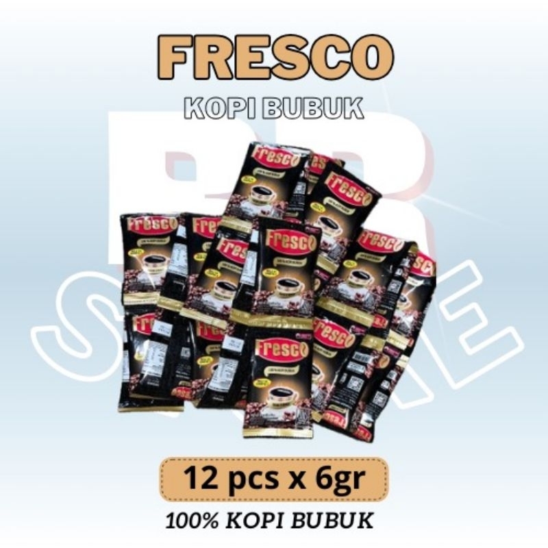 

Fresco kopi mini 12 x 6gr ( 1 Renteng 12 sachet )